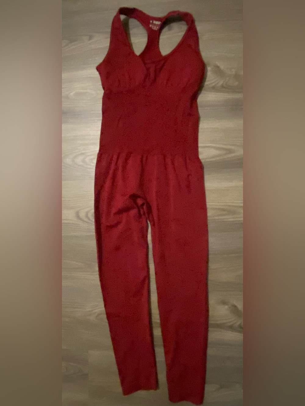 Red Jumpsuit / One-Piece Romper